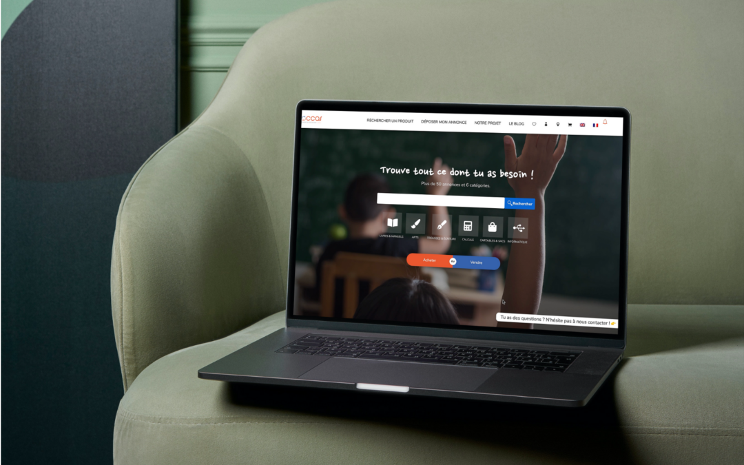 Création site e-commerce Etud&rsquo;Occas 