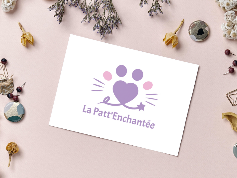 Identité visuelle La Patt&rsquo;Enchantée